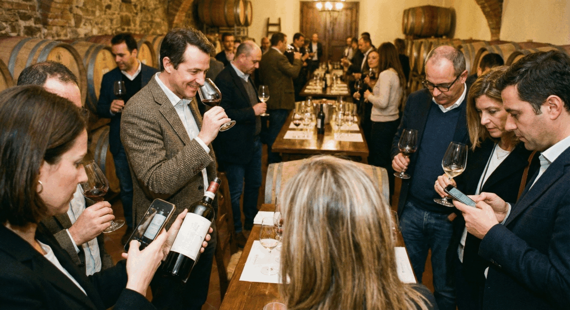 Degustazione di vini - Smart Venues PH AI