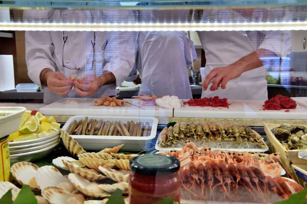 tavolo per la cena di capodanno al ristorante langosteria bistrot