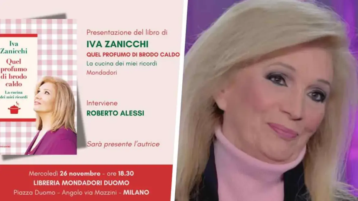 iva zanicchi presenta il libro quel profumo di brodo caldo interverra anche roberto alessi 1280x720