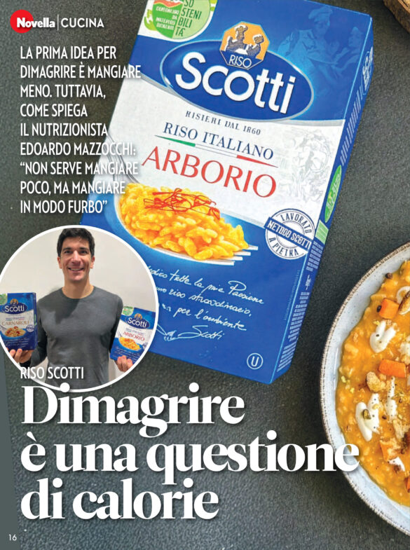 riso scotti, dimagrire è una questione di calorie ph press