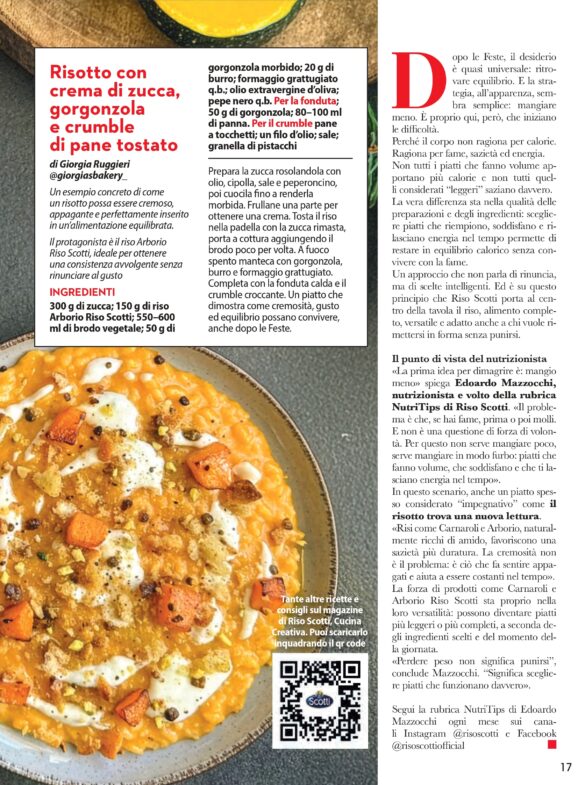 riso scotti, dimagrire è una questione di calorie ph press1