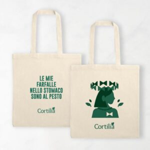 cortilia tote bag farfalle