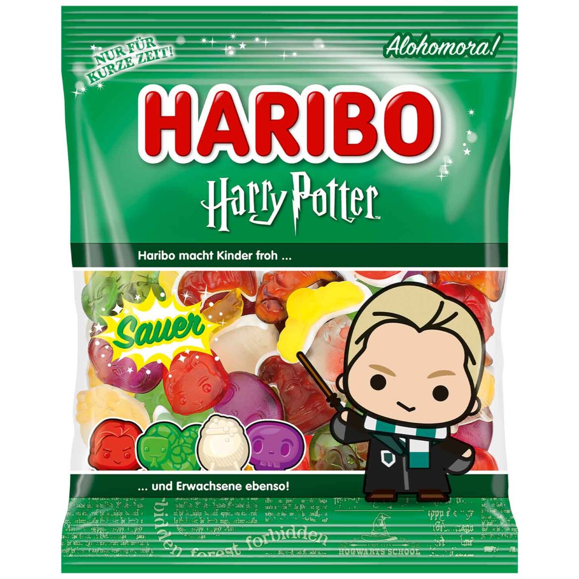 harry potter x haribo draco malfoy 160g ph press