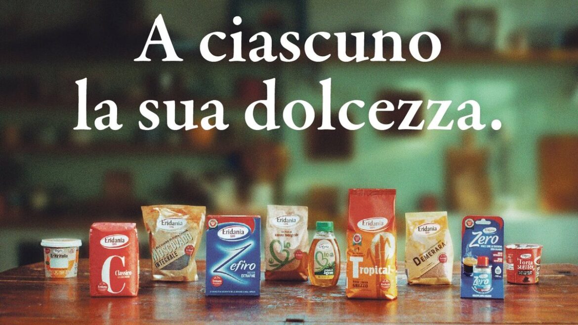La gamma Eridania: Classico, Zefiro Extrafine, Tropical, Zero, Eritritolo e le specialità di canna, protagonisti della campagna A ciascuno la sua dolcezza