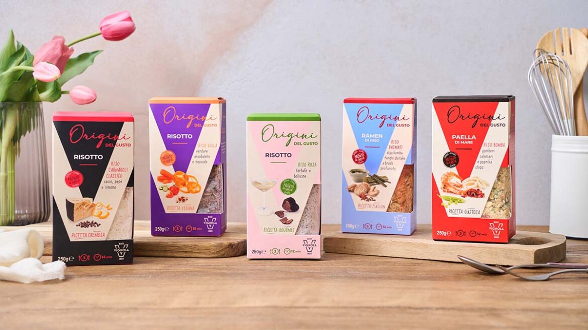 La nuova linea di piatti pronti gourmet Riso Vignola 1880 Origini del Gusto: cinque ricette tra tradizione e innovazione