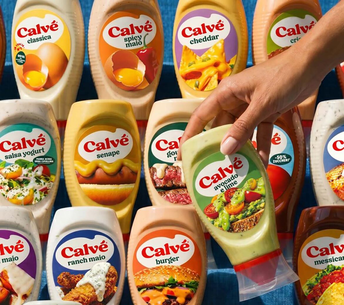 Nuovo packaging e logo Calvé 2026