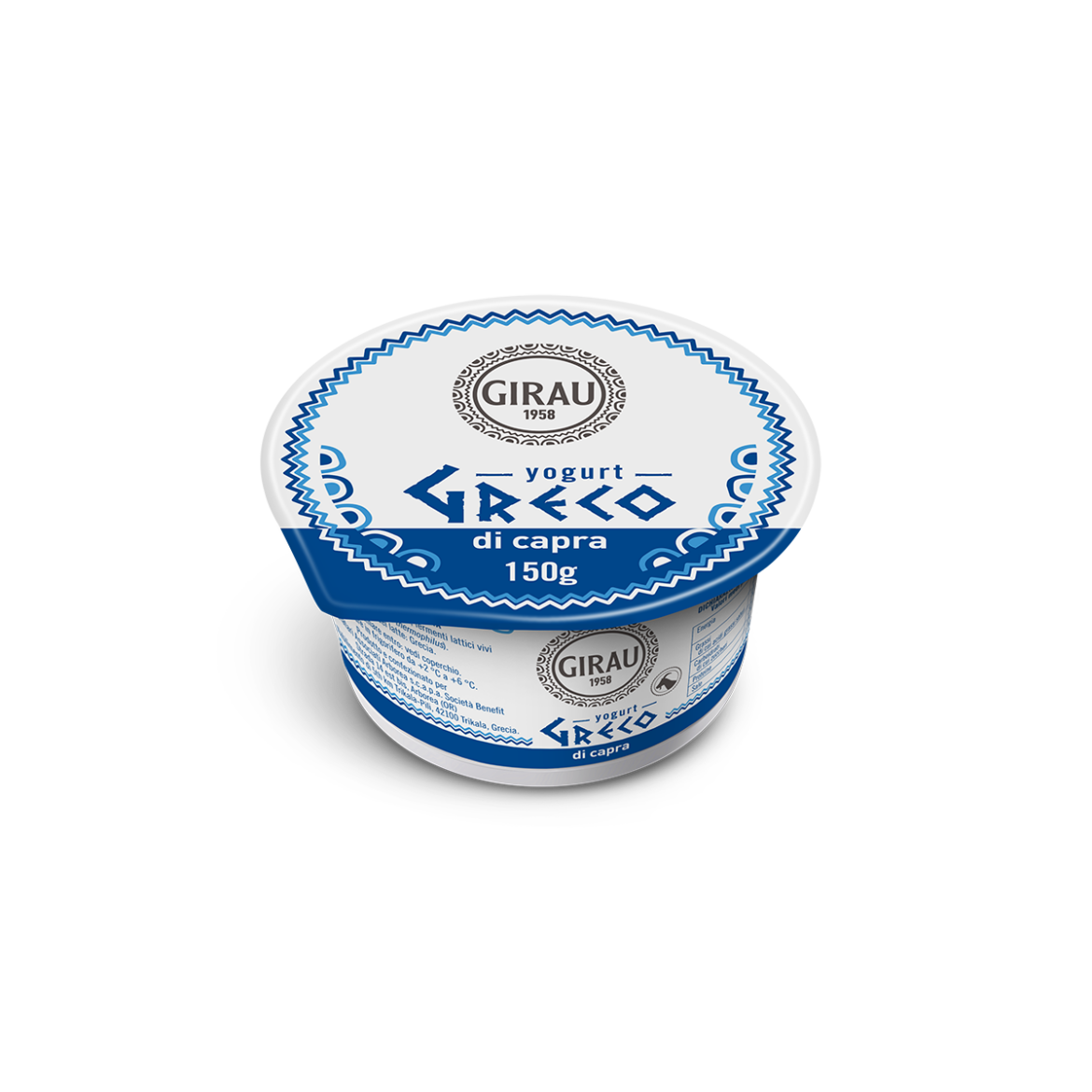 Vasetto di yogurt greco di capra Girau Arborea
